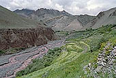 Ladakh - Hemis area famous for the trekking possibilities and for the Hemis Gompa. 